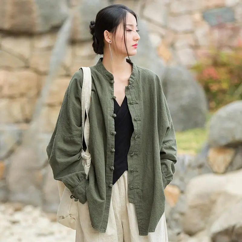 Vintage Shirt New Chinese Style